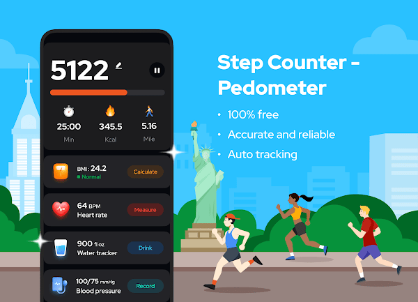 Schrittzähler - Pedometer Screenshots 1