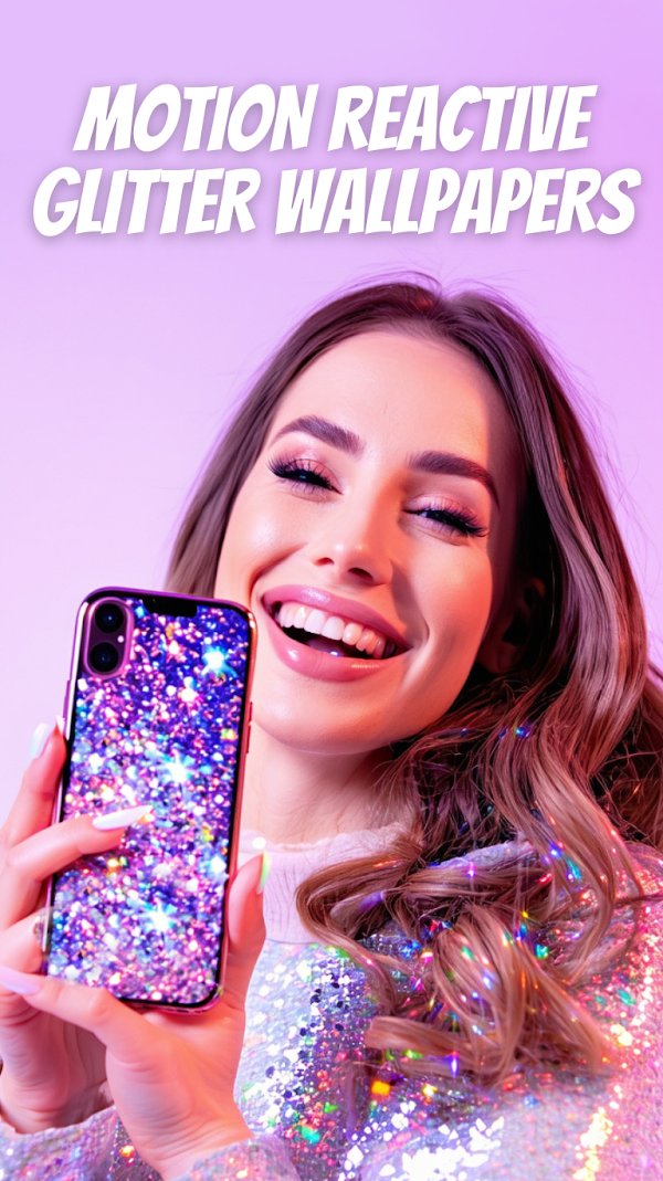 Glitter Live Wallpaper Glitzy स्क्रीनशॉट 1