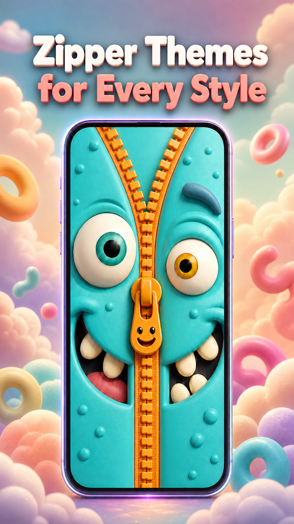 3D Live Wallpaper-Zipper Lock Screenshots 4