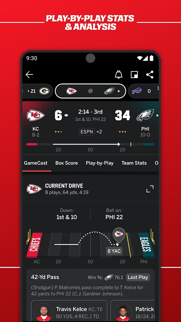 ESPN स्क्रीनशॉट 7