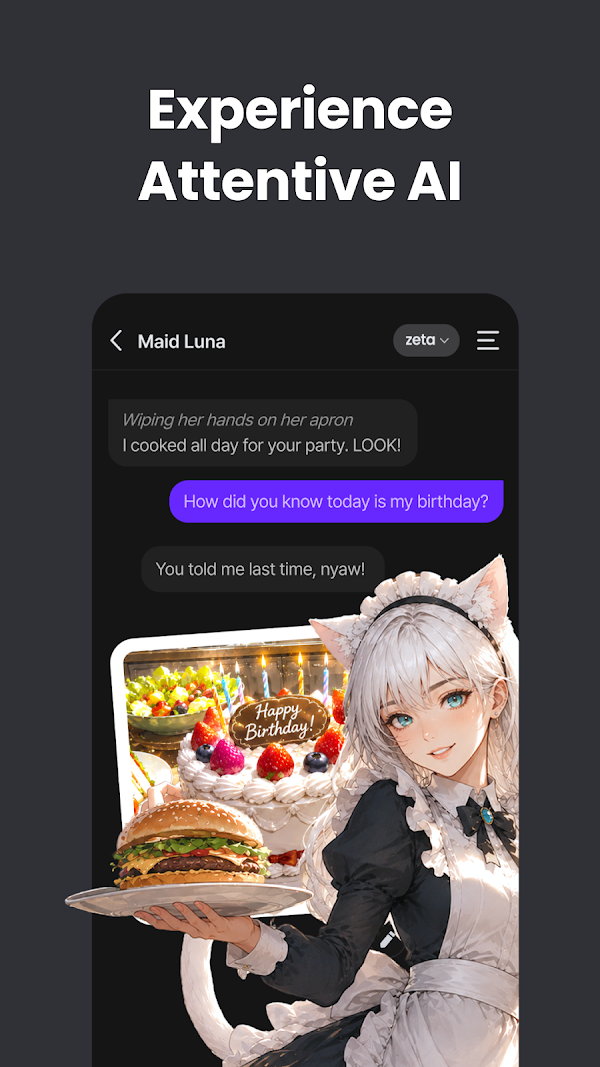 zeta: AI Chat, Story, Play Скриншоты 7