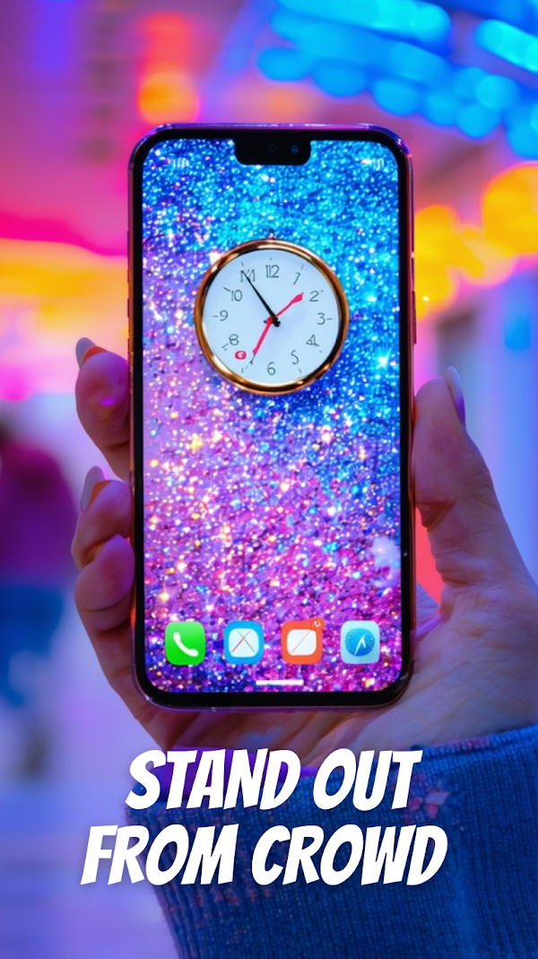 Glitter Live Wallpaper Glitzy स्क्रीनशॉट 4