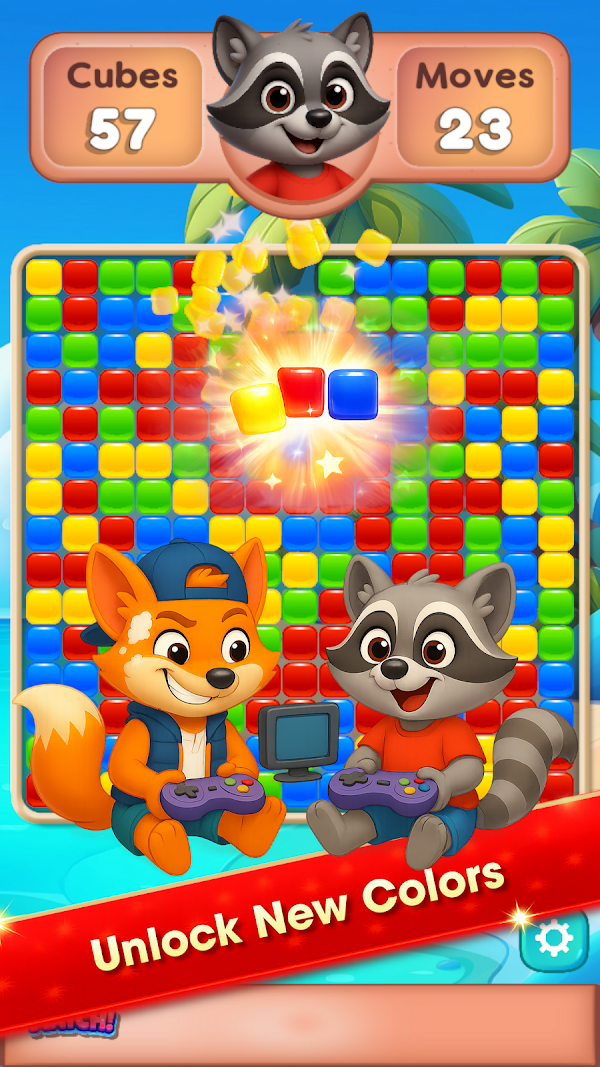 Raccoon Pop Match スクリーンショット 3