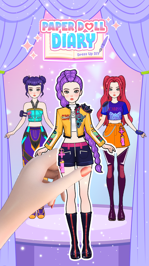 Paper Doll Diary: Dress Up DIY Capturas de tela 1