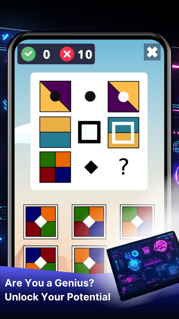 IQ Test: Logic Brain Training Screenshots 4