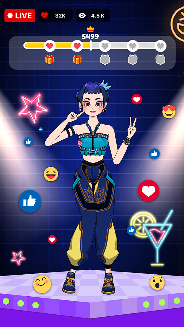 Left or Right: Star Girl Style Capturas de tela 6