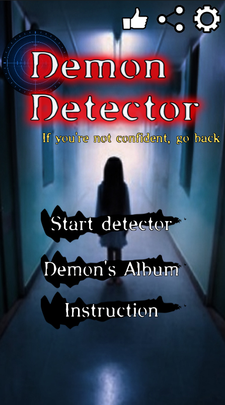 Demon Detector : Ghost Radar スクリーンショット 1