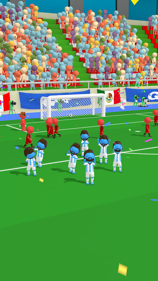 Super Goal -Strichmann Fußball Screenshots 1