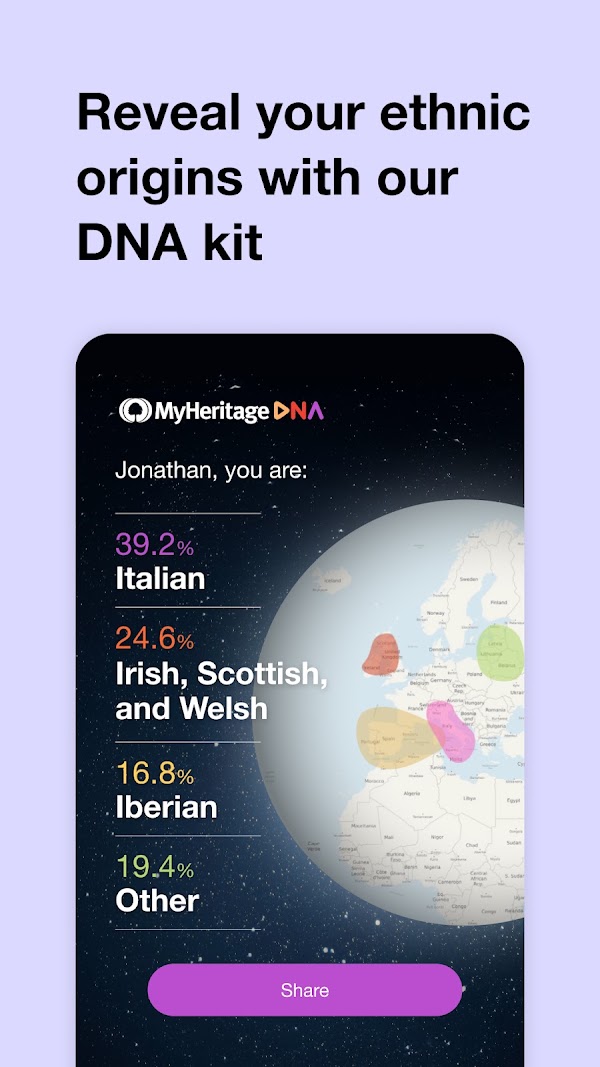 MyHeritage: Family Tree & DNA Screenshots 6