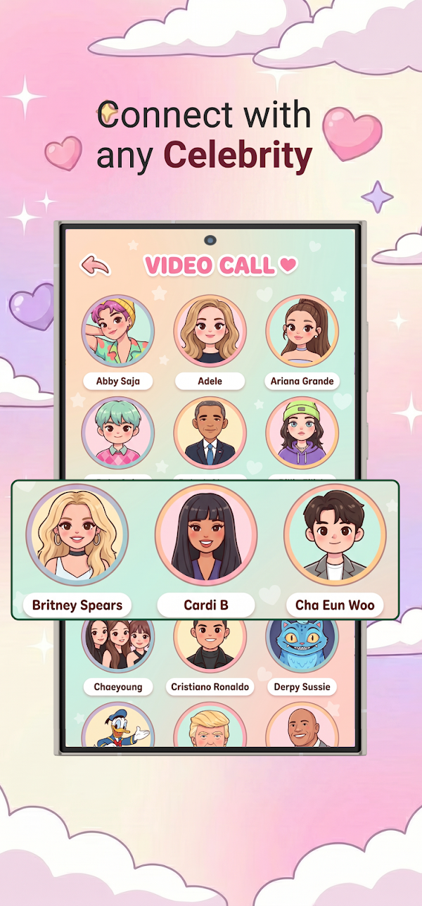 Idol Prank Video Call & Chat Screenshots 1