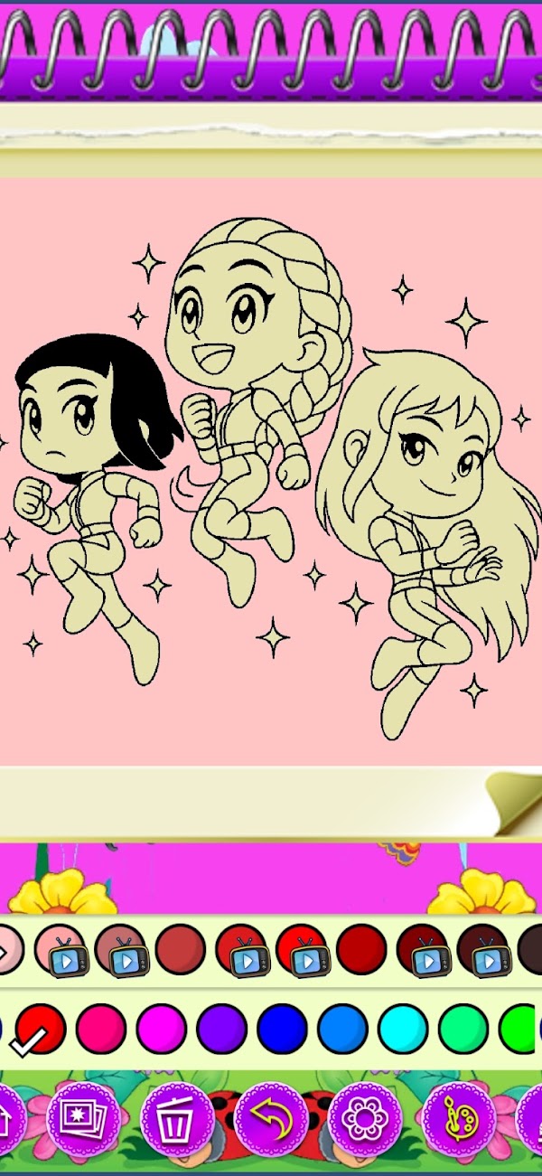 Kpop Demon Hunter ColoringBook Capturas de pantalla 3