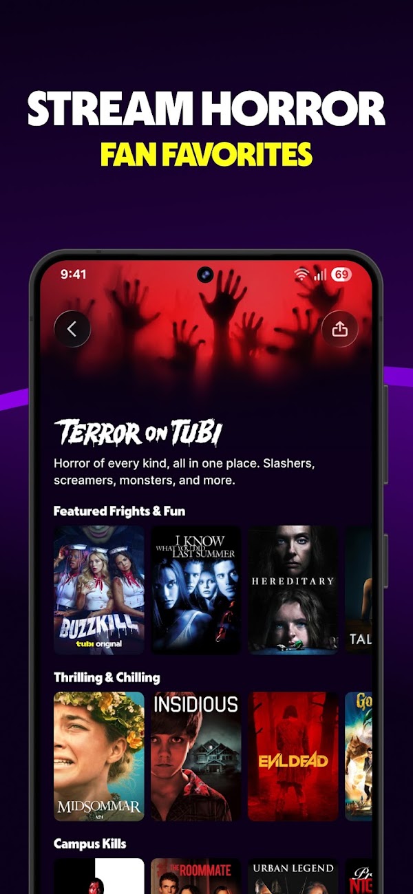 Tubi: Free Movies & Live TV Screenshots 1