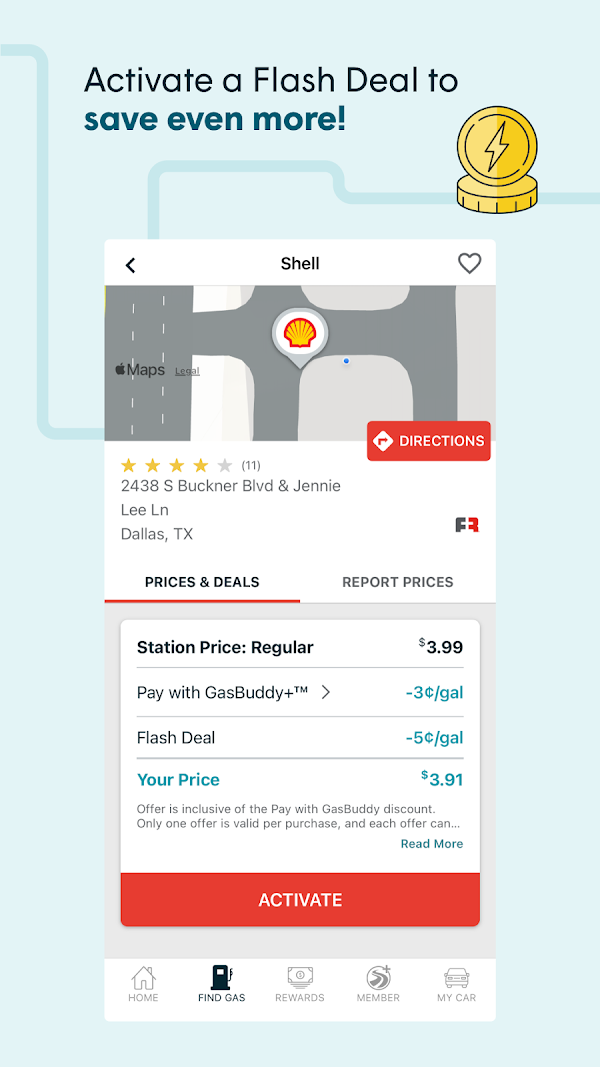 GasBuddy: Find & Pay for Gas Скриншоты 3