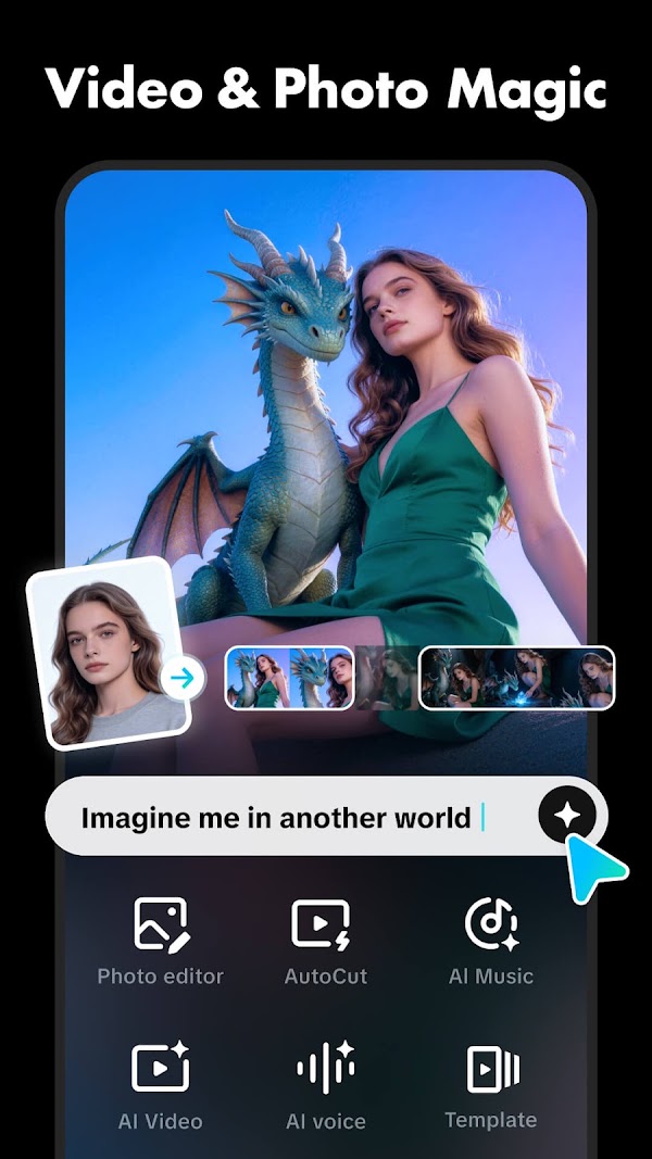 CapCut: Foto- und Video-Editor Screenshots 1