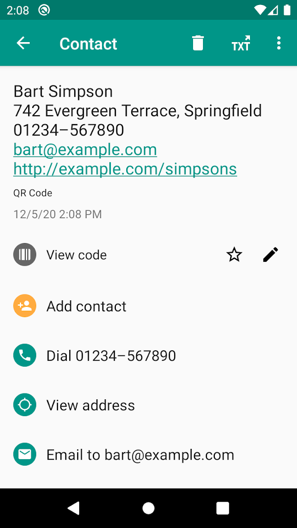 QR- & Barcode-Scanner Screenshots 3