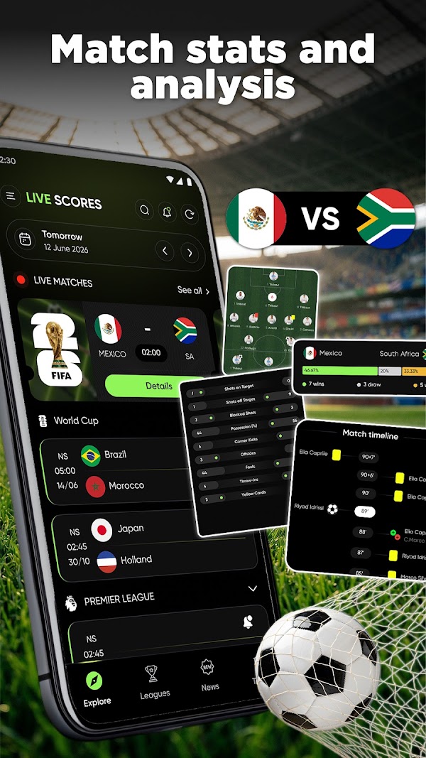 Live Scores: Football Match Screenshots 2