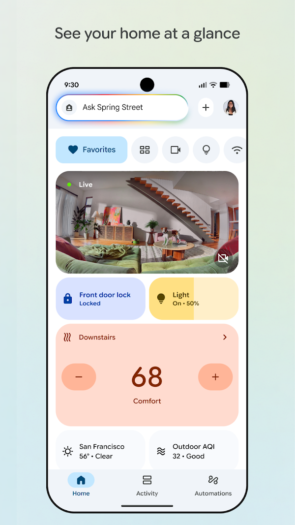 Google Home स्क्रीनशॉट 1