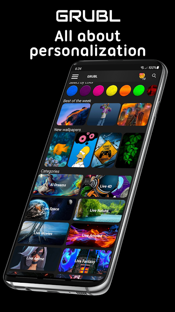 GRUBL™ 4D Live-Hintergründe KI Screenshots 7