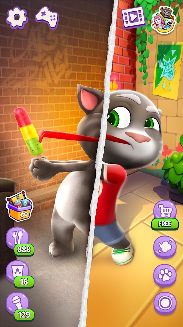 Talking Tom Cat Capturas de pantalla 1
