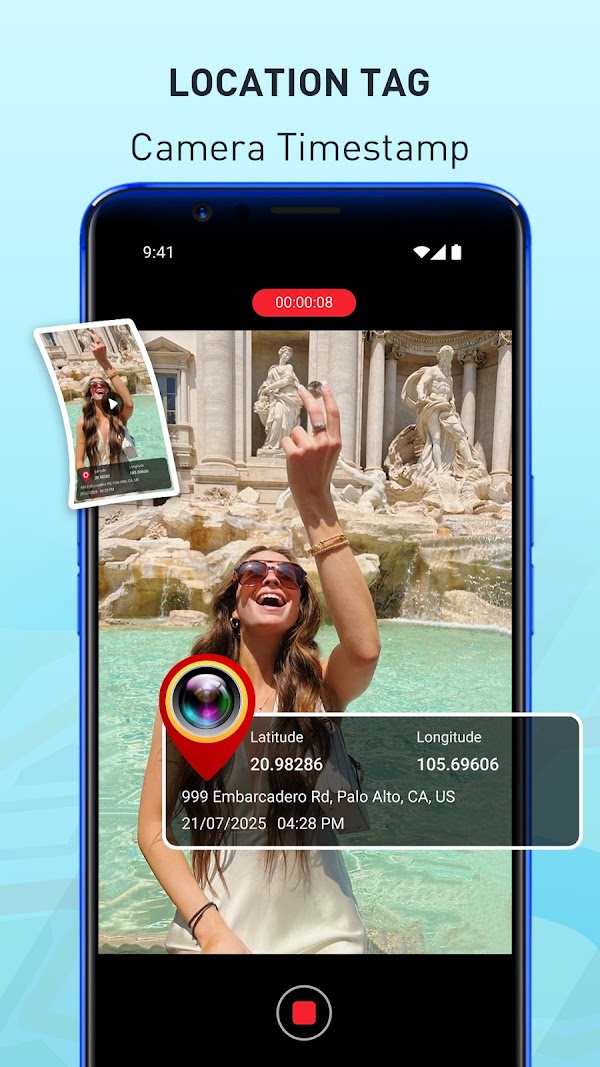 GPS Map Camera - Timestamp Screenshots 3