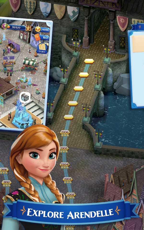 Disney Frozen Free Fall لقطات الشاشة 4