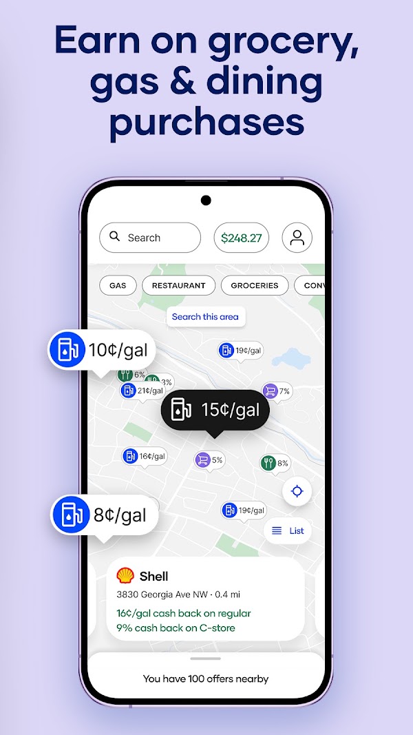 Upside: Gas & Food Cash Back Screenshots 3