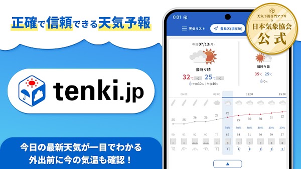 tenki.jp 天気予報・雨雲レーダー/地震速報 Capturas de pantalla 1