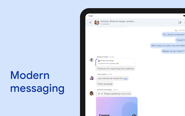 Google Chat Screenshots 9