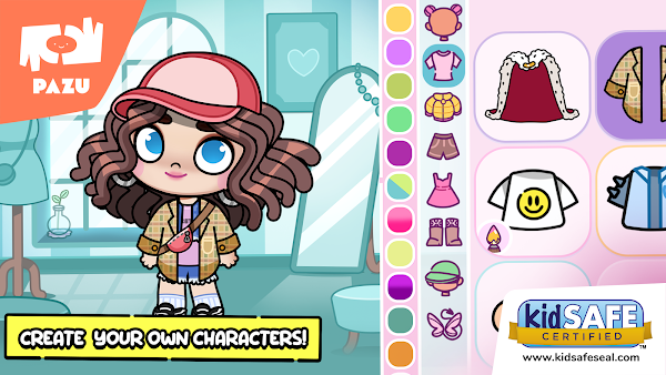 Crear Avatar Juegos para niños Capturas de pantalla 1