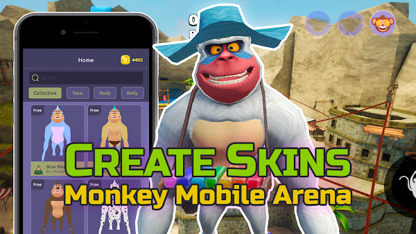 Gorilla Skins for Monkey Arena Capturas de tela 2