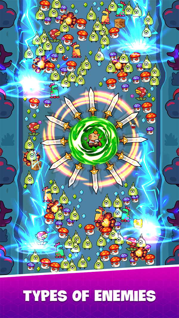 Capybara.io: Battle Survivor स्क्रीनशॉट 4