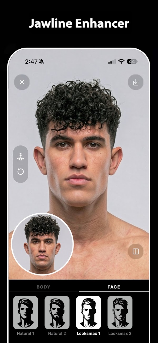GigaBody: AI Muscle filter Screenshots 2