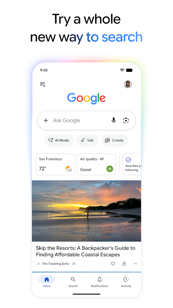 Google لقطات الشاشة 1