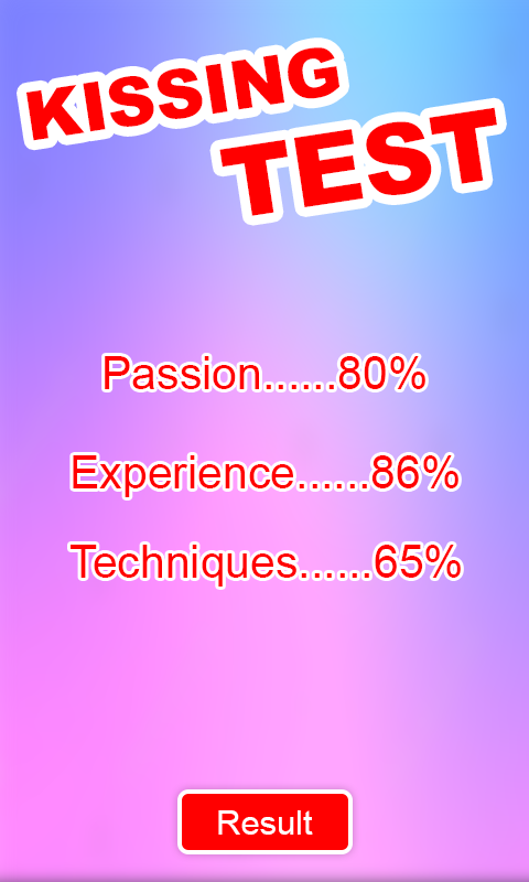 Kissing Test Calculator Screenshots 3