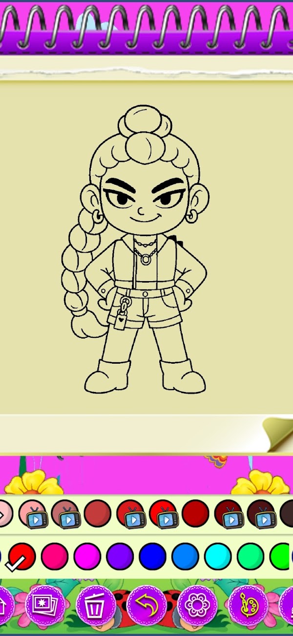Kpop Demon Hunter ColoringBook Capturas de pantalla 4