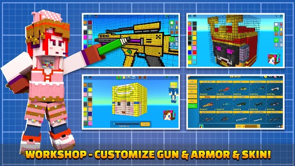 Cops N Robbers:Pixel Craft Gun لقطات الشاشة 8