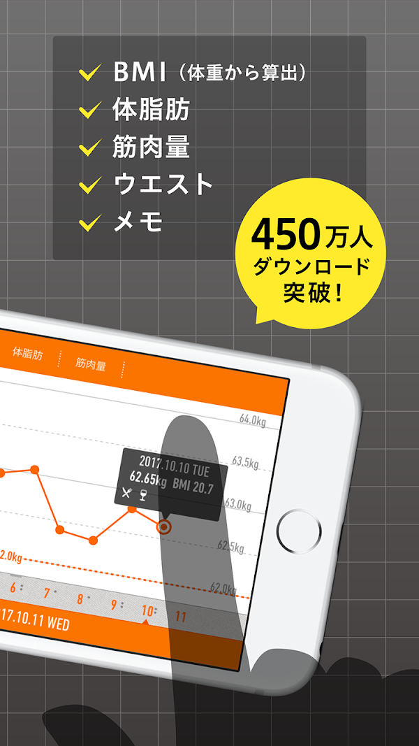 RecStyle - シンプルな体重管理でダイエットが継続 Capturas de tela 2