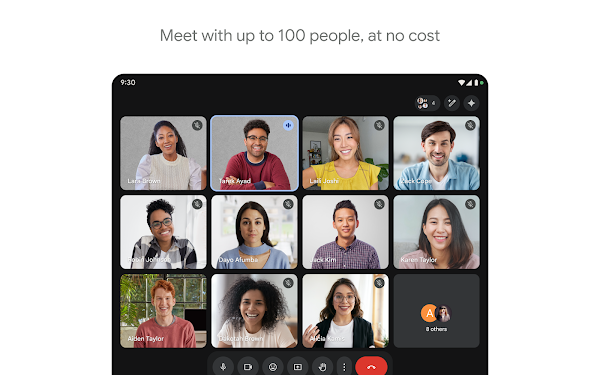 Google Meet स्क्रीनशॉट 11