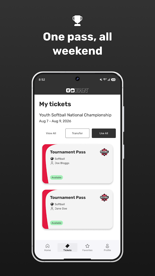 GoFan: Buy Tickets to Events Screenshots 3