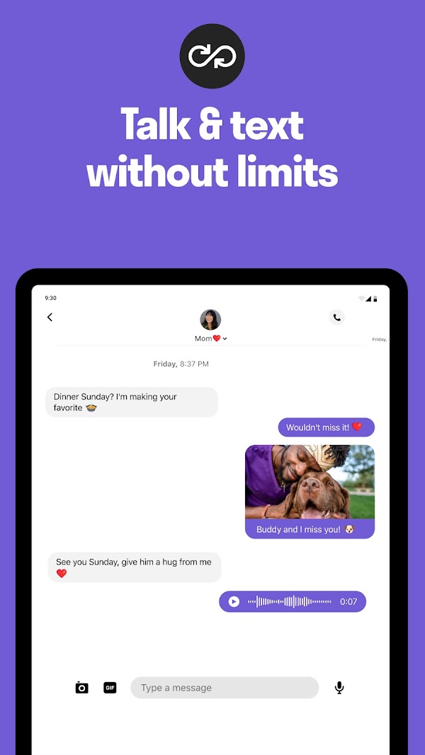 TextNow: Call + Text Unlimited Screenshots 12
