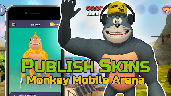 Gorilla Skins for Monkey Arena Capturas de tela 4