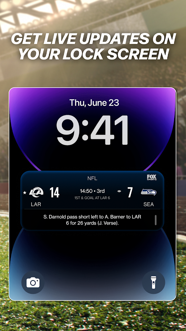 FOX Sports: Watch Live Games Capturas de tela 12