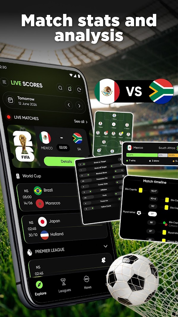 Live Scores: Football Match Screenshots 8