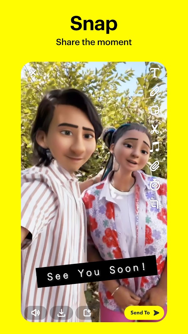 Snapchat スクリーンショット 1