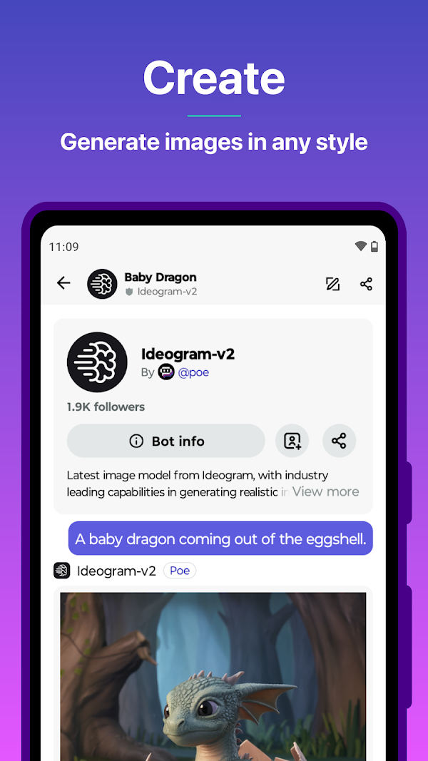 Poe - Fast AI Chat لقطات الشاشة 5
