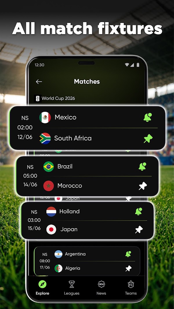 Live Scores: Football Match Screenshots 4