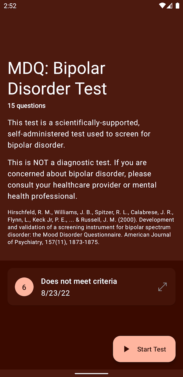 Bipolar Test Screenshots 4