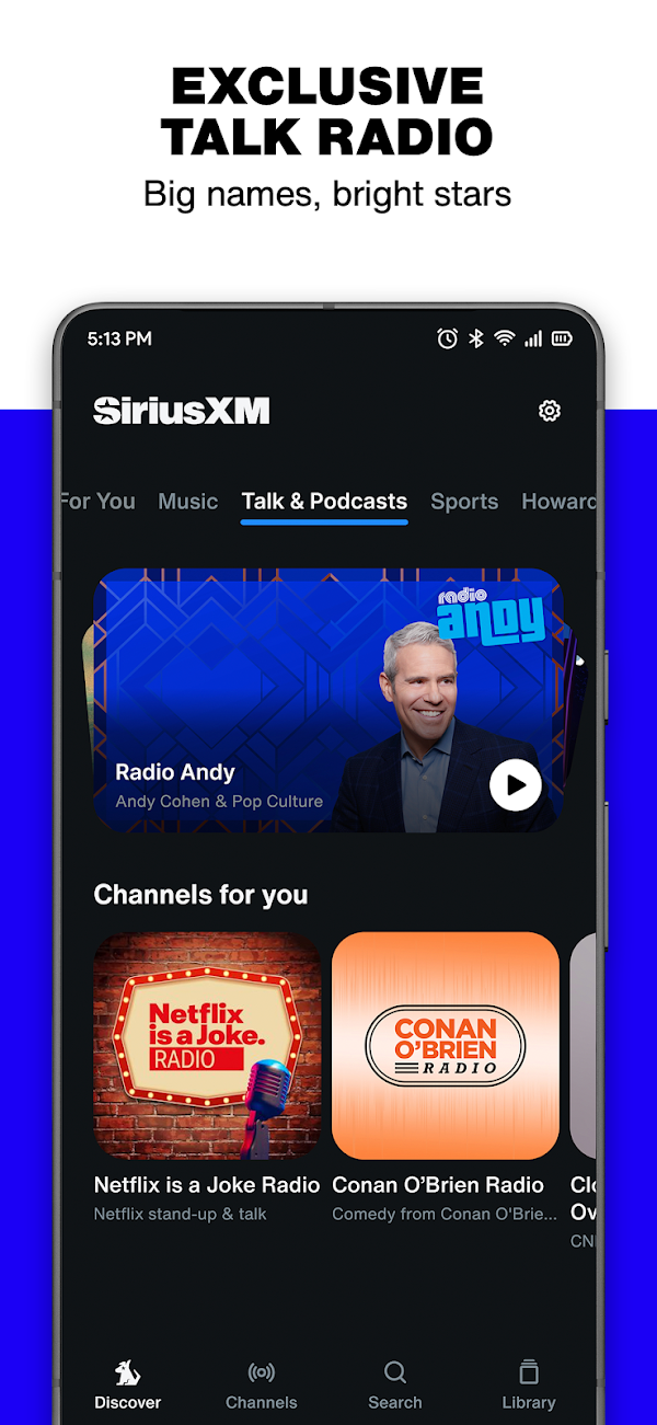 SiriusXM: Music, Sports & Talk स्क्रीनशॉट 3