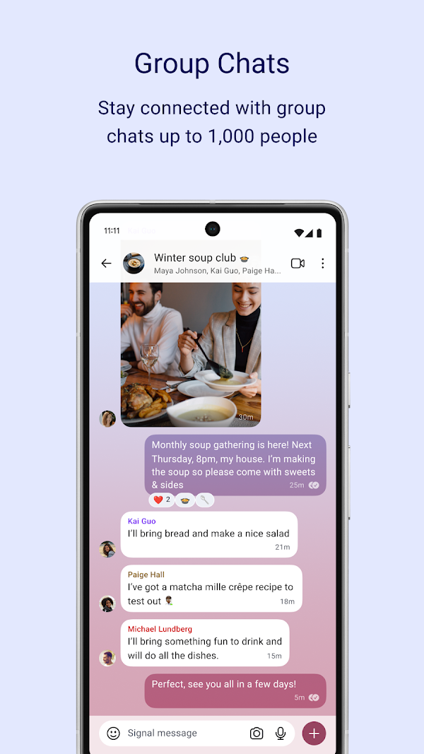 Signal – Sicherer Messenger Screenshots 6