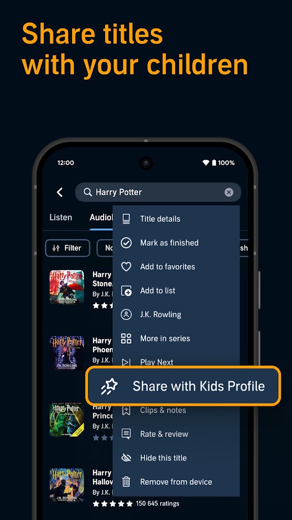 Audible: Audiobooks & Podcasts لقطات الشاشة 5